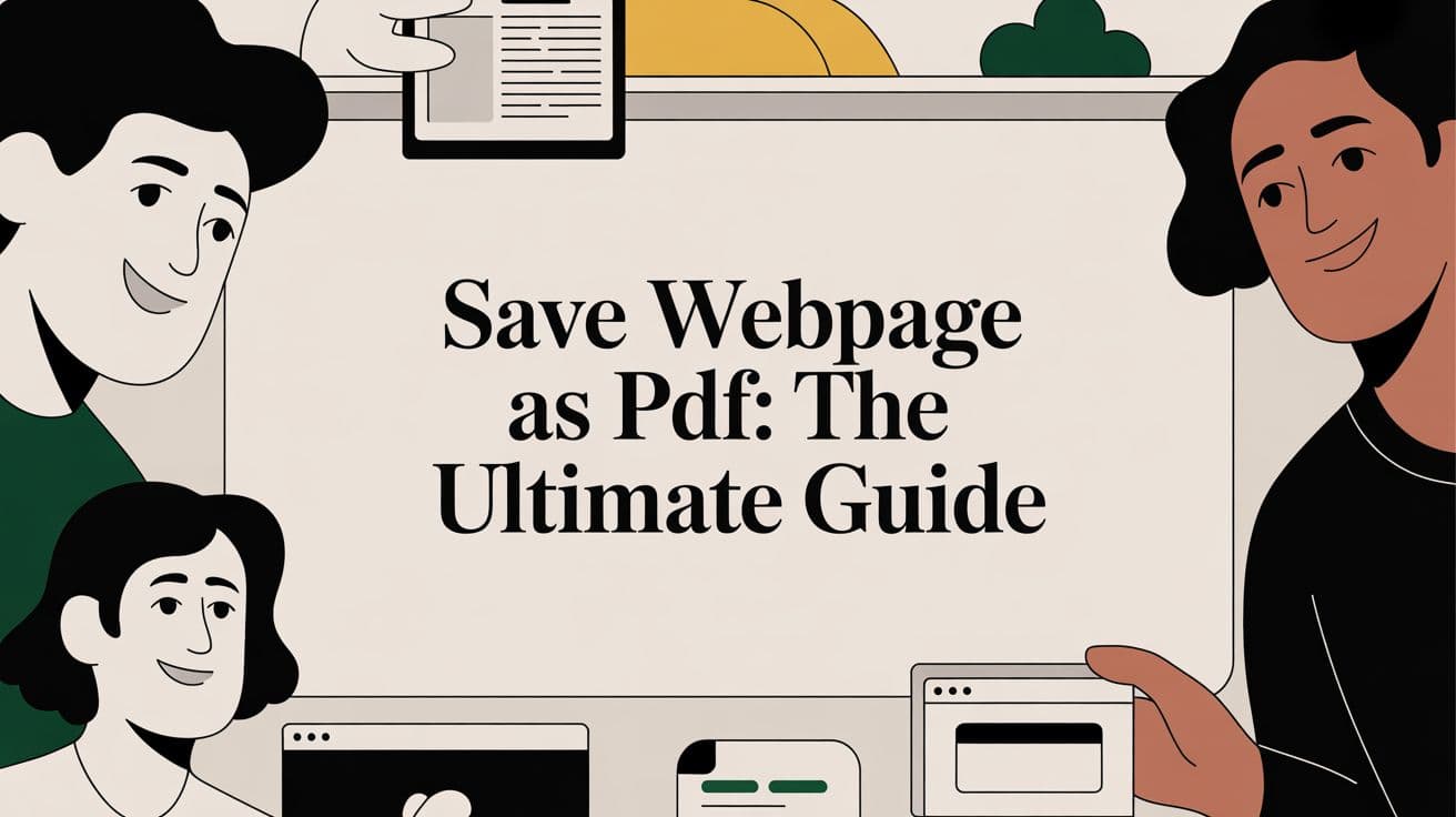 Save Webpage as PDF: The Ultimate Guide