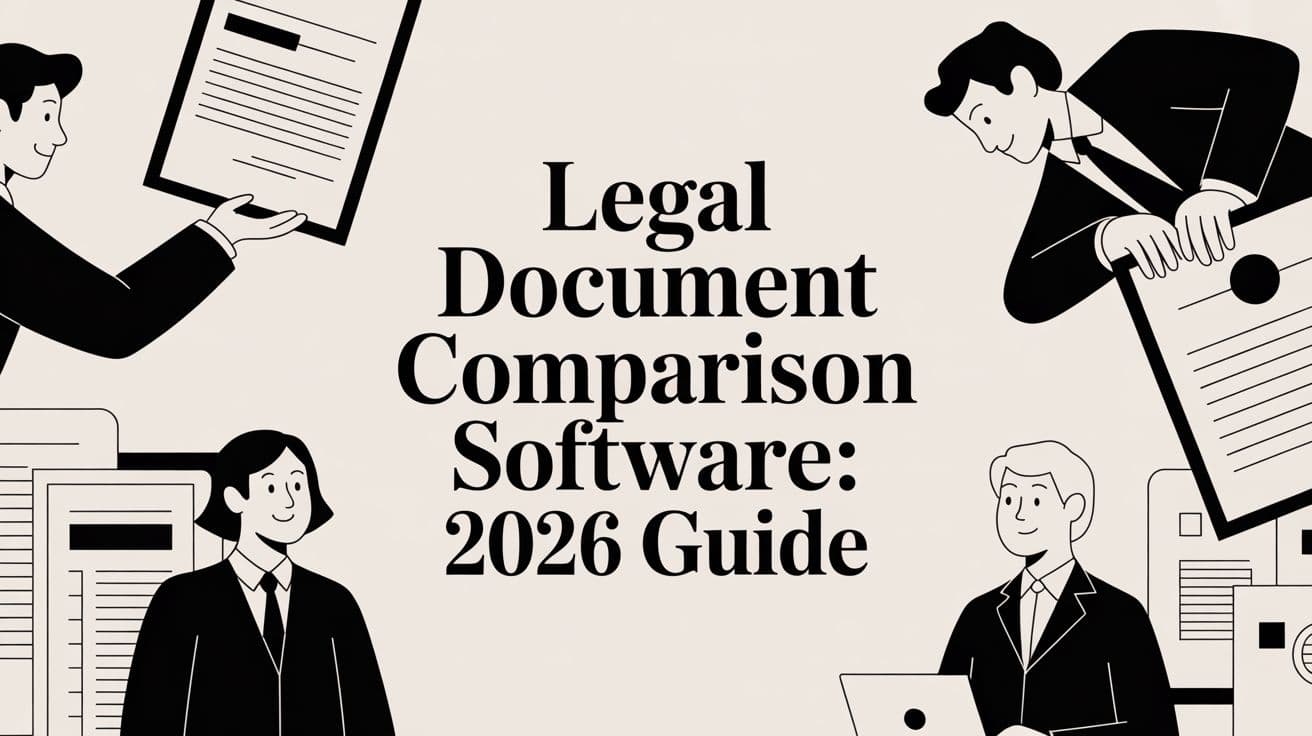 Legal Document Comparison Software: 2026 Guide