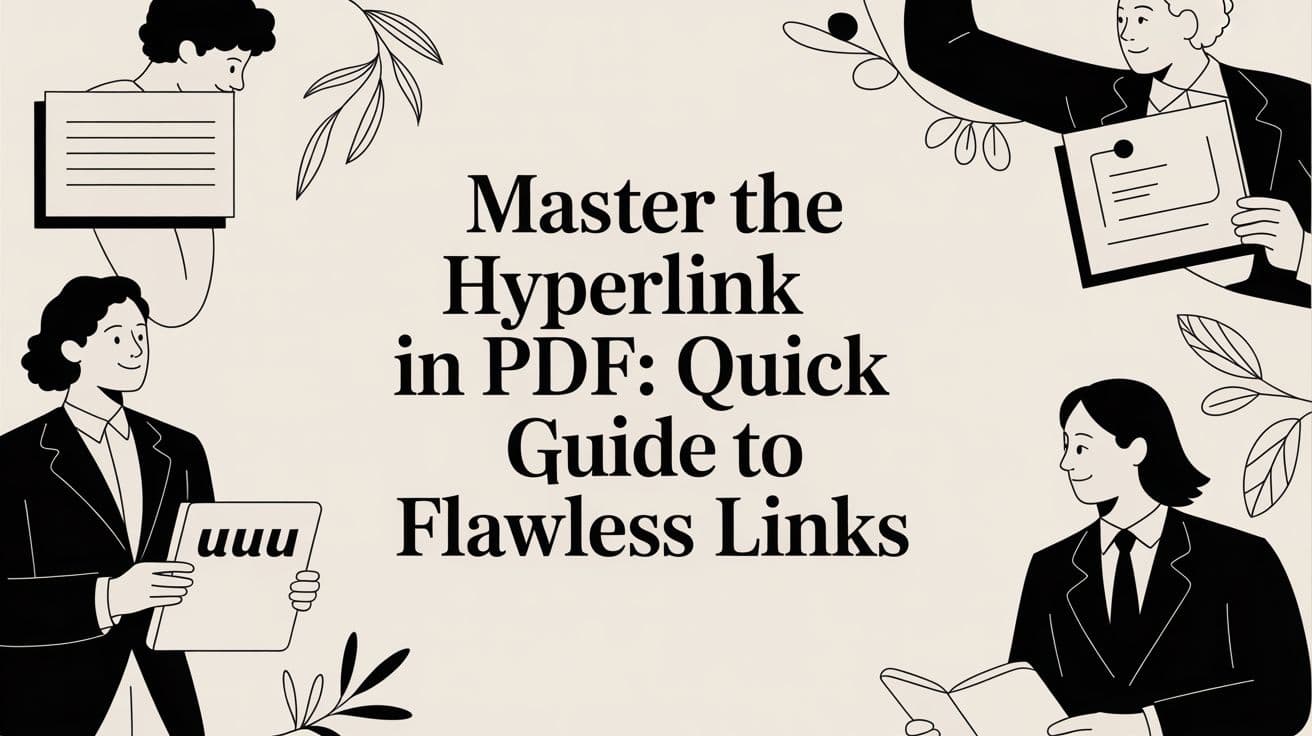 Master the hyperlink in pdf: Quick guide to flawless links