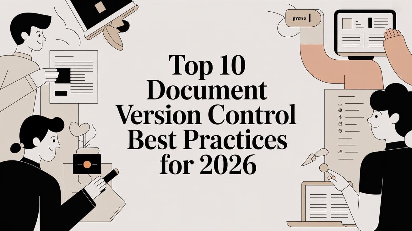Top 10 Document Version Control Best Practices for 2026