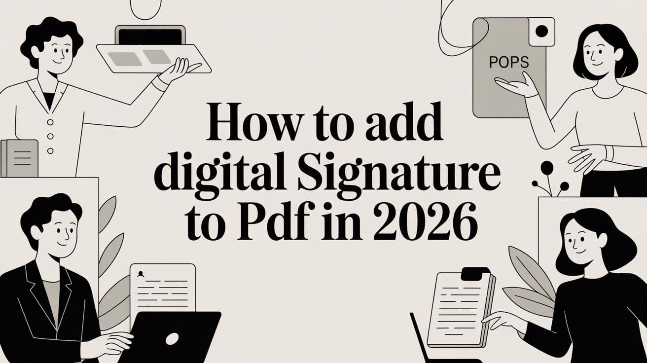How to Add Digital Signature to PDF in 2026