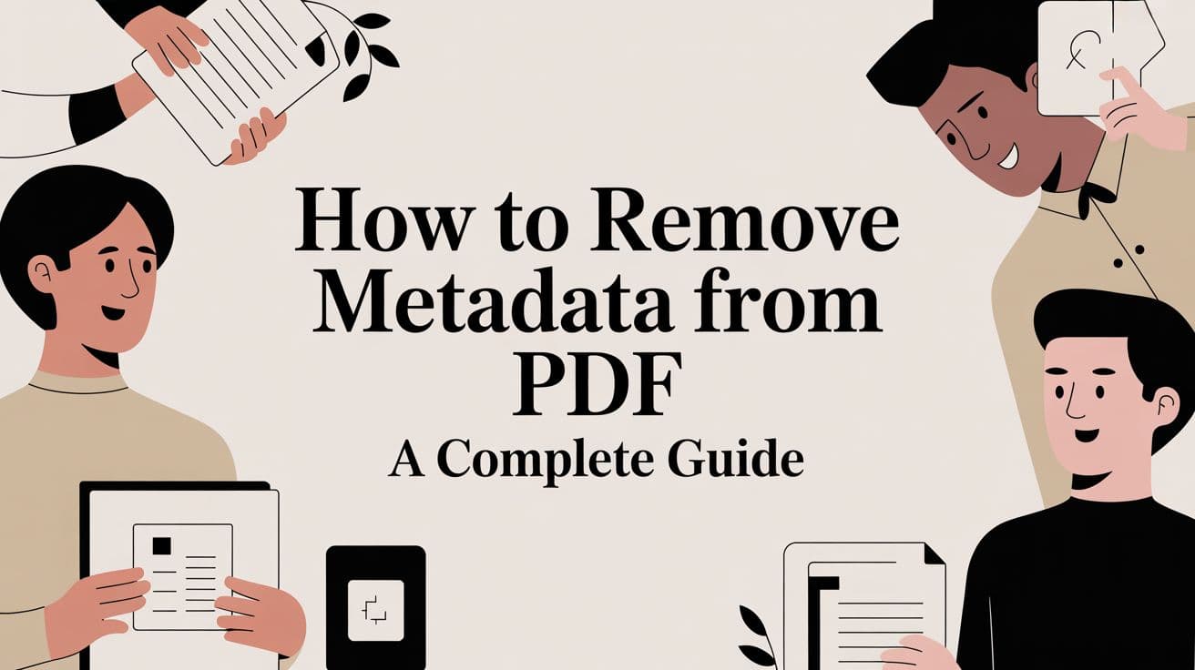 How to Remove Metadata from PDF A Complete Guide