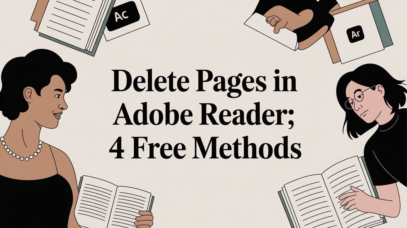 Delete Pages in Adobe Reader: 4 Free Methods