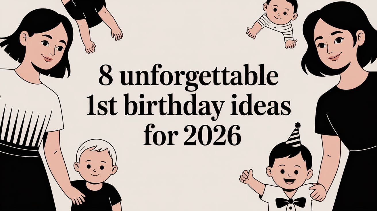 8 Unforgettable 1st Birthday Ideas for 2026