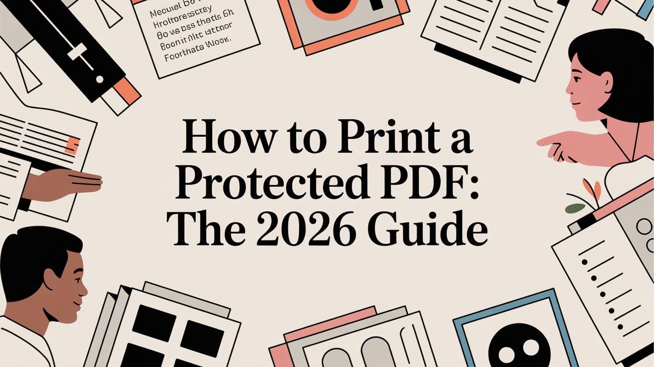 How to Print a Protected PDF: the 2026 Guide