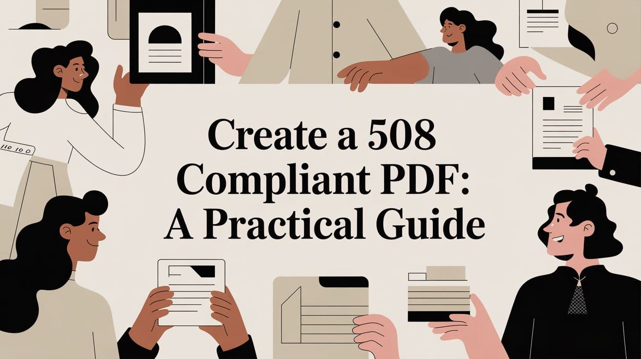 Create a 508 Compliant PDF: A Practical Guide