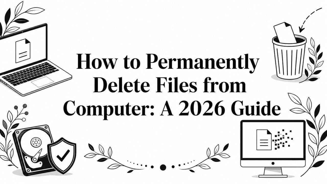 How to Permanently Delete Files from Computer: A 2026 Guide