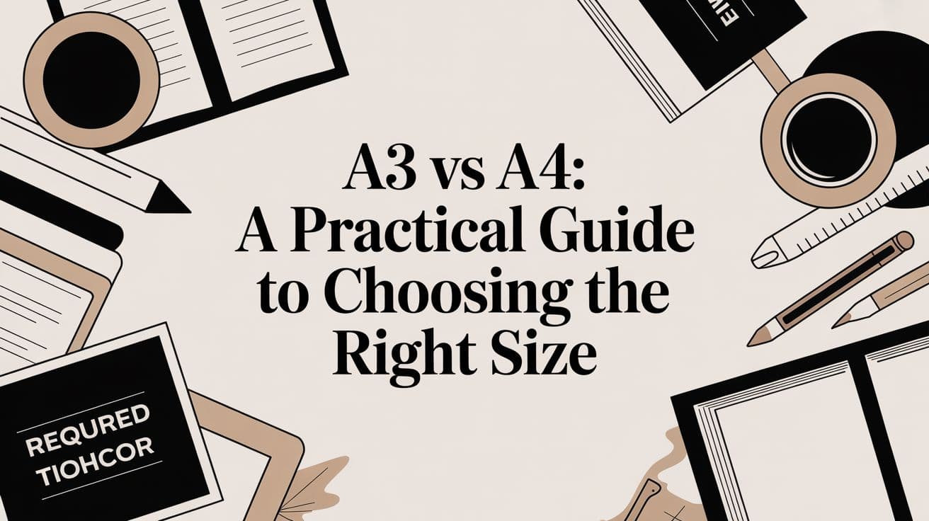 A3 vs A4: A Practical Guide to Choosing the Right Size