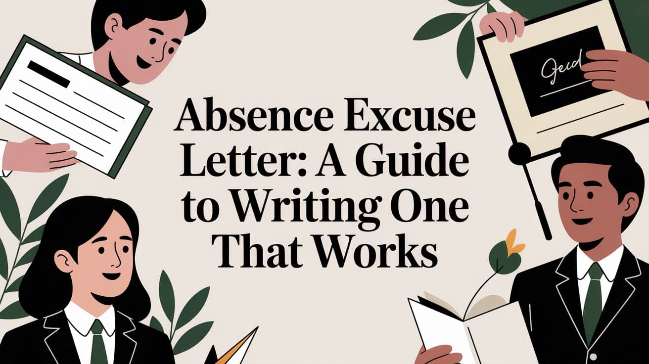 Absence Excuse Letter: A Guide to Writing One That Works
