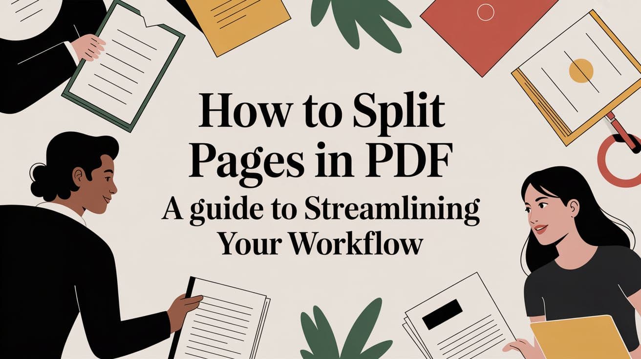 How to Split Pages in PDF A Guide to Streamlining Your Workflow