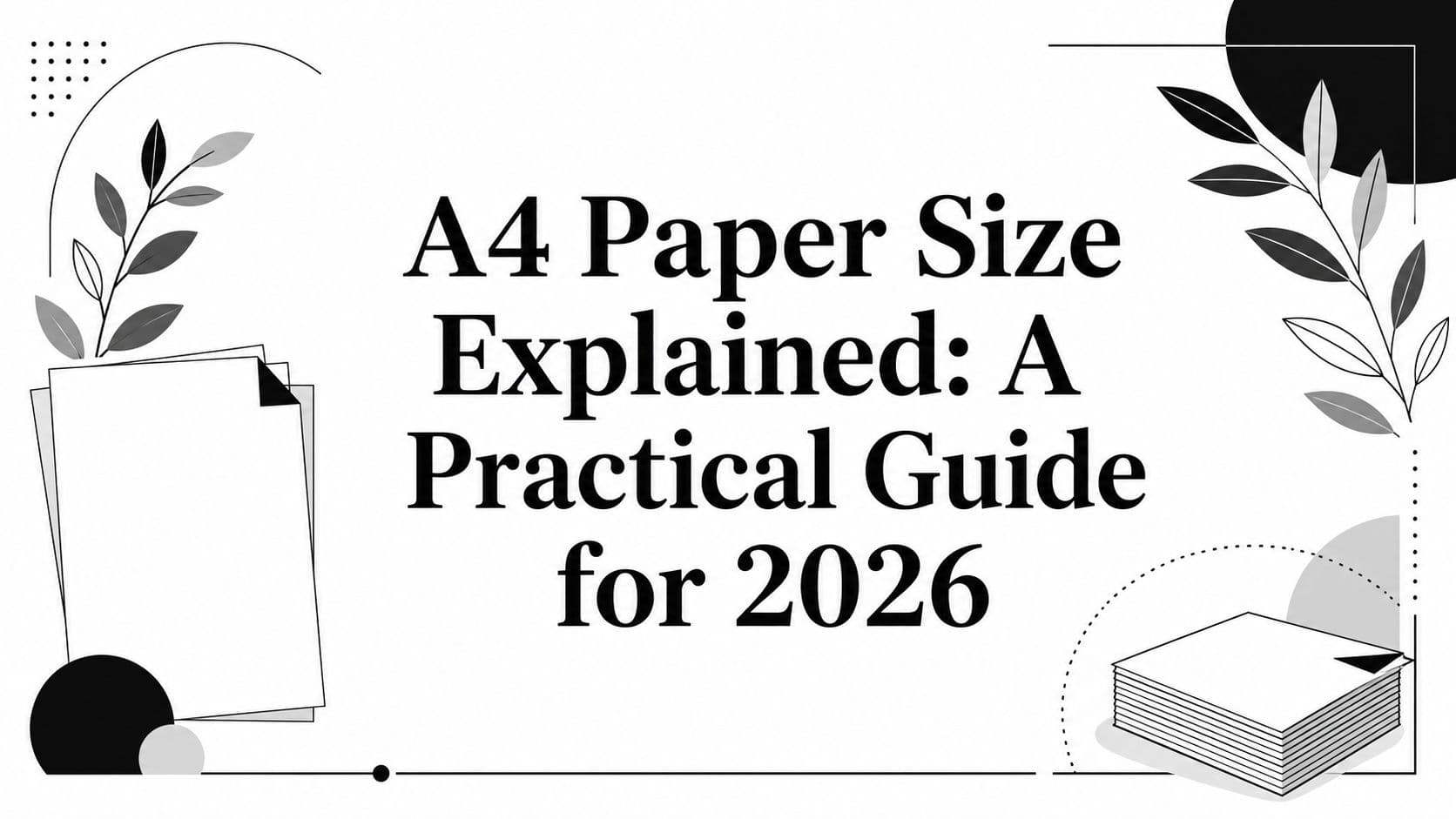 A4 Paper Size Explained: A Practical Guide for 2026