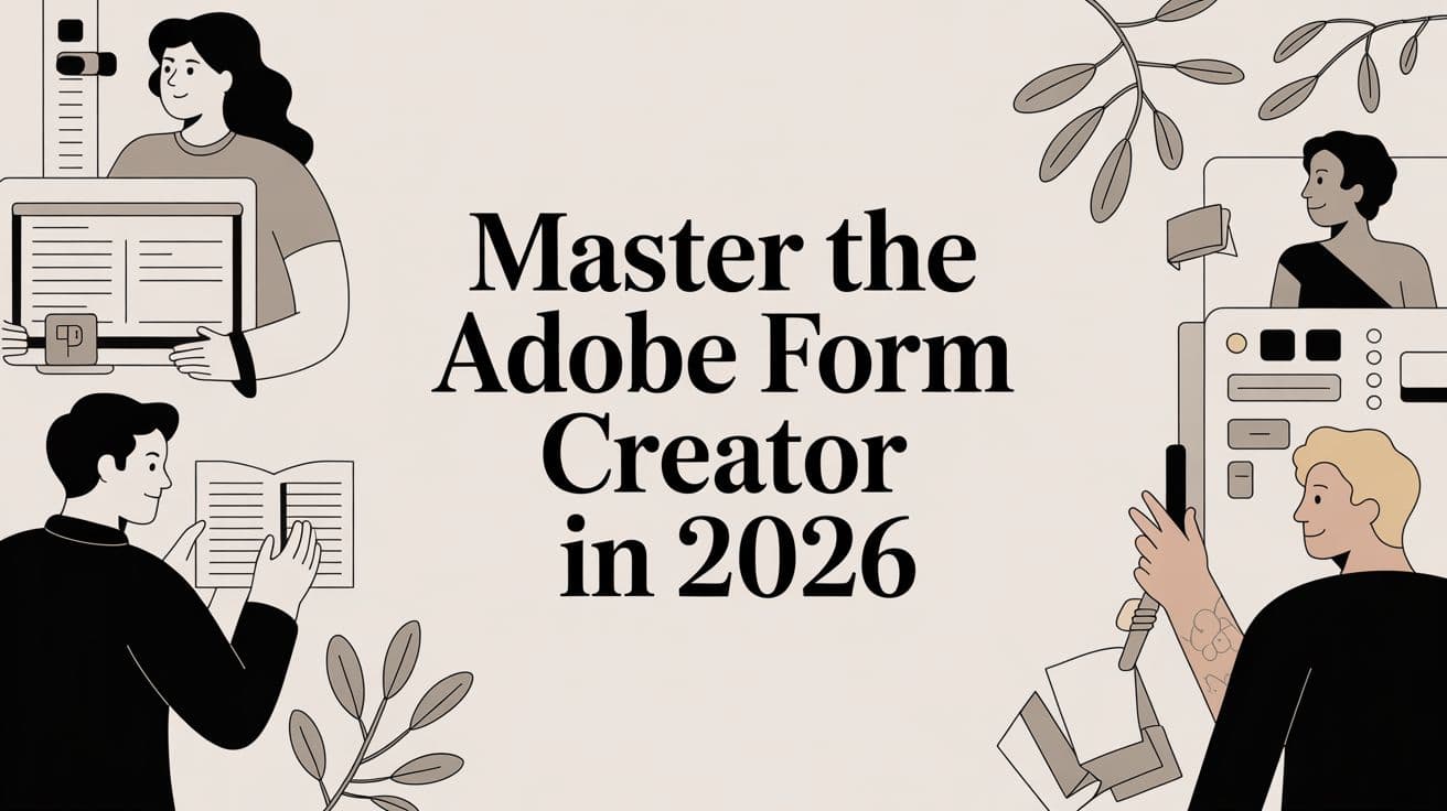 Master the Adobe Form Creator in 2026