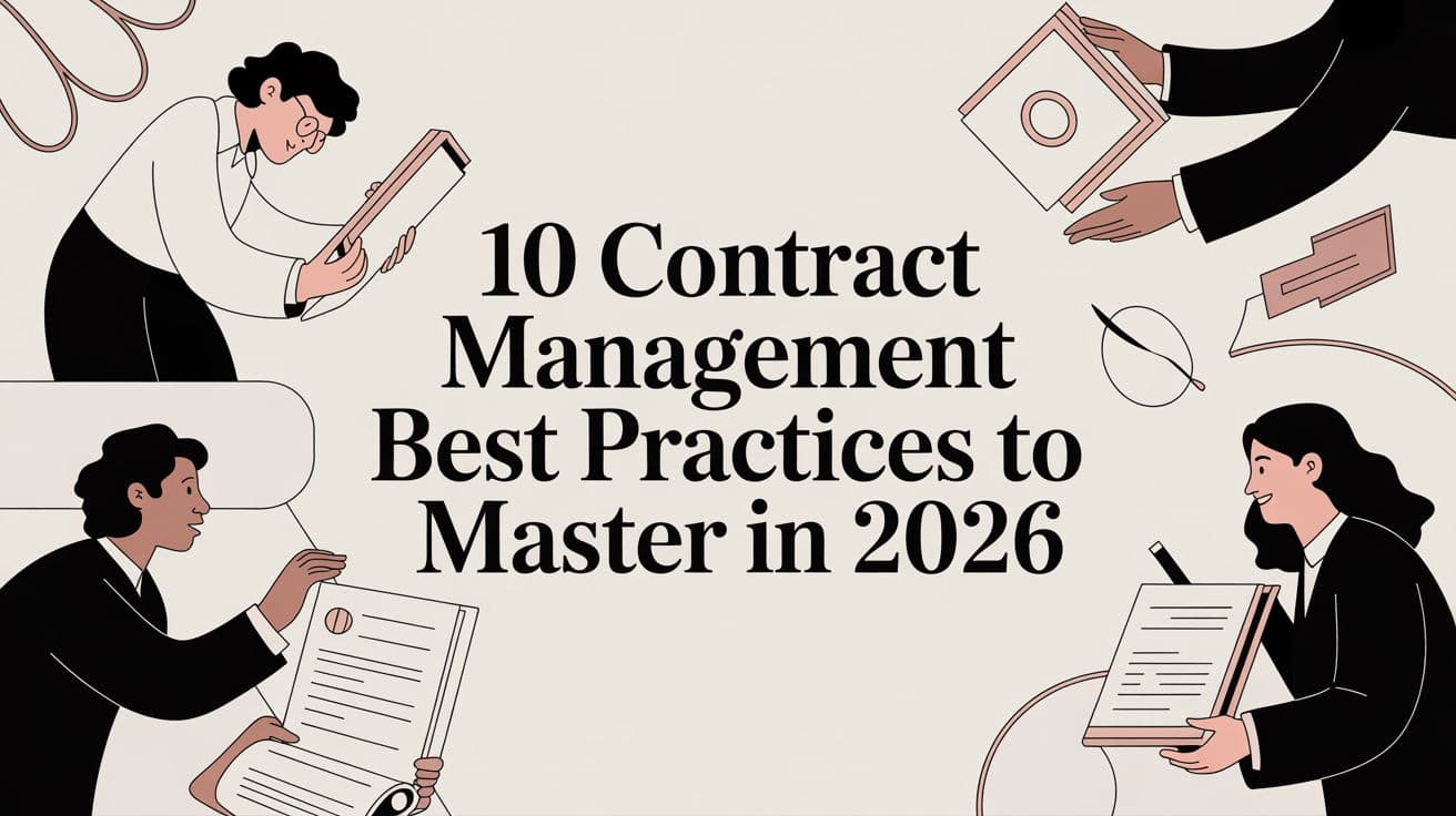 10 Contract Management Best Practices to Master in 2026