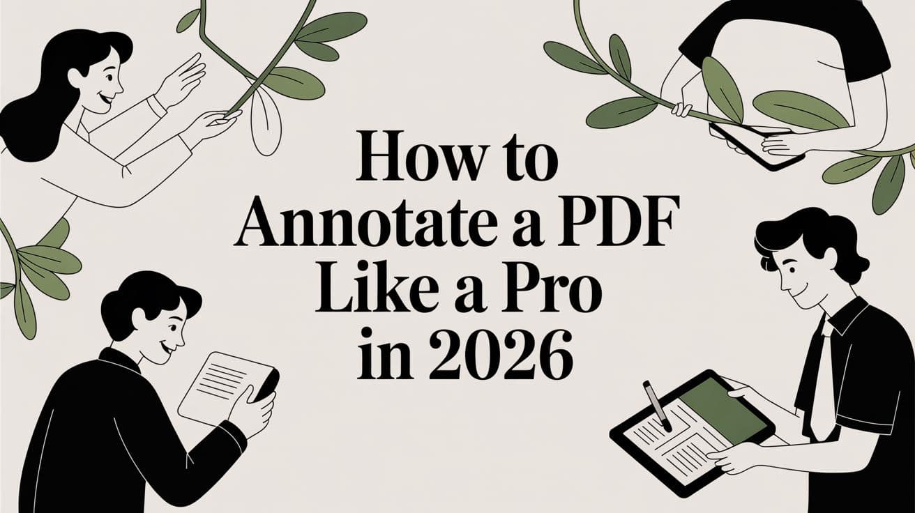 How to Annotate a PDF Like a Pro in 2026