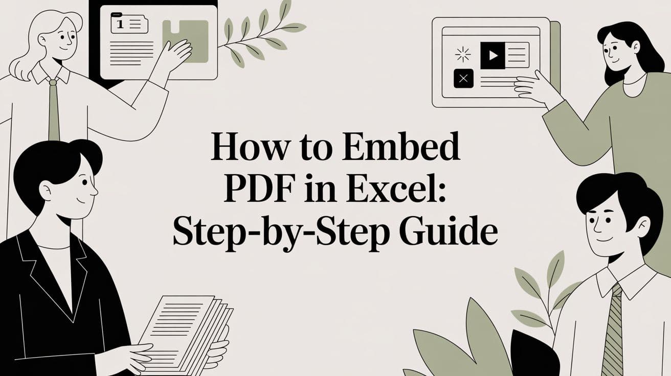 How to Embed PDF in Excel: Step-by-Step Guide