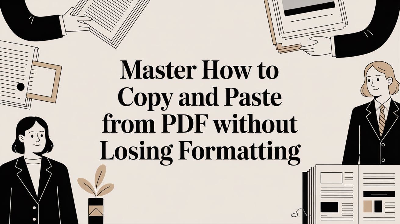 Master How to Copy and Paste From PDF Without Losing Formatting